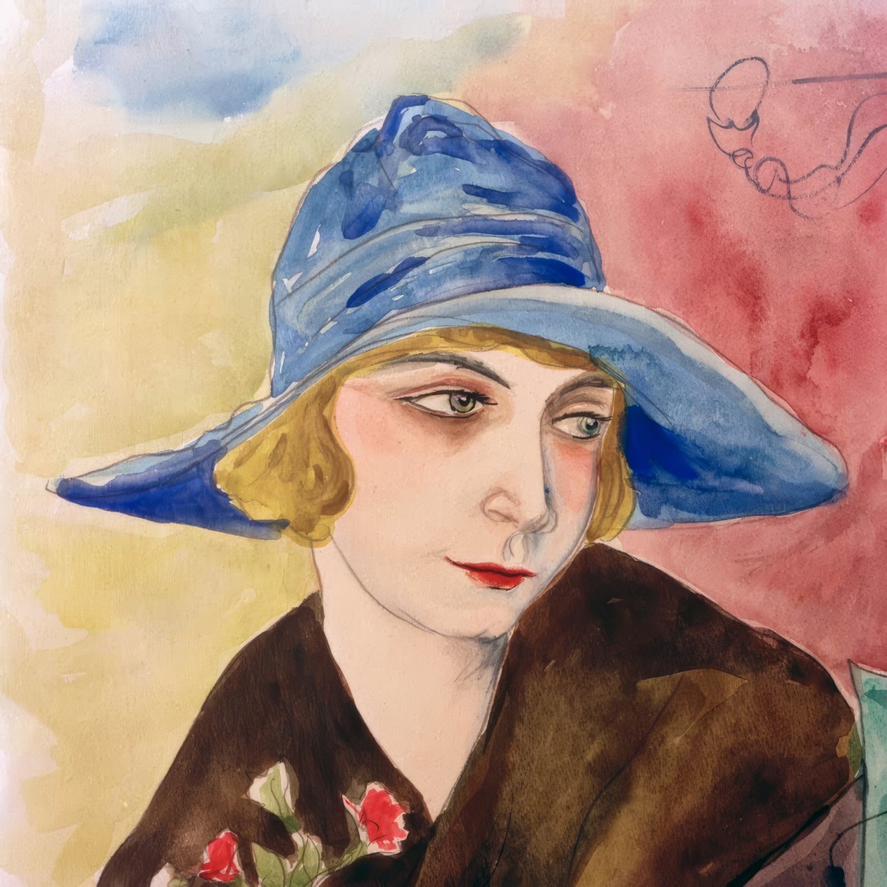 Groeten uit Lesbos (fragment) door Rudolf Schlichter