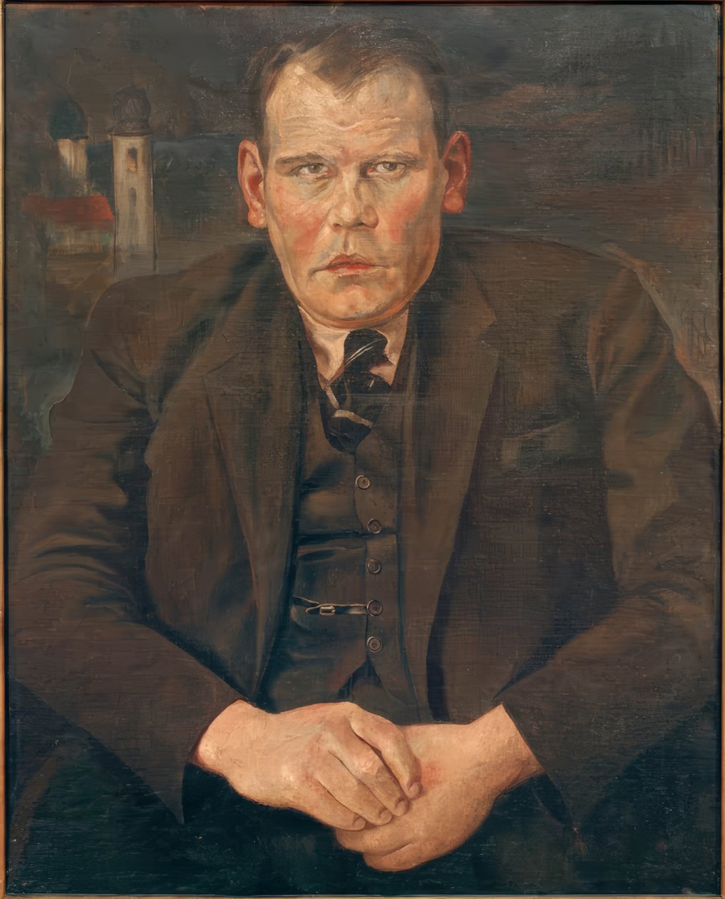 Oskar Maria Graf door Rudolf Schlichter