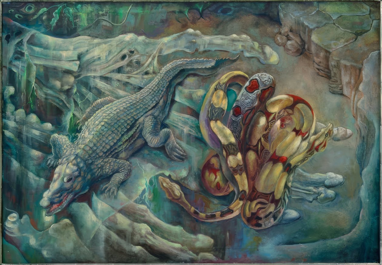 reptielen door Rudolf Schlichter