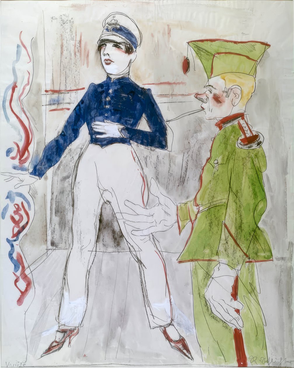 variété door Rudolf Schlichter