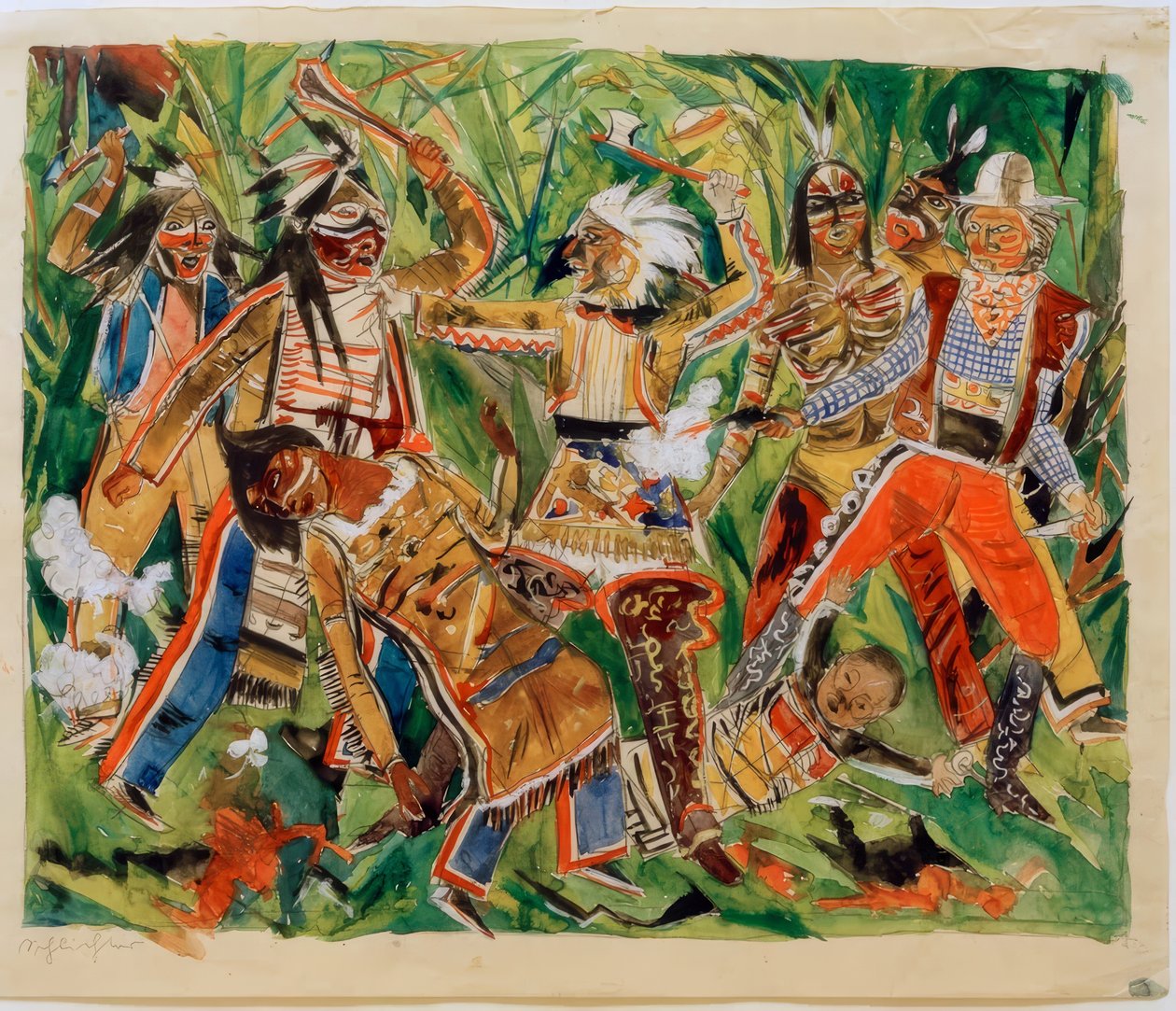 Wild-West door Rudolf Schlichter