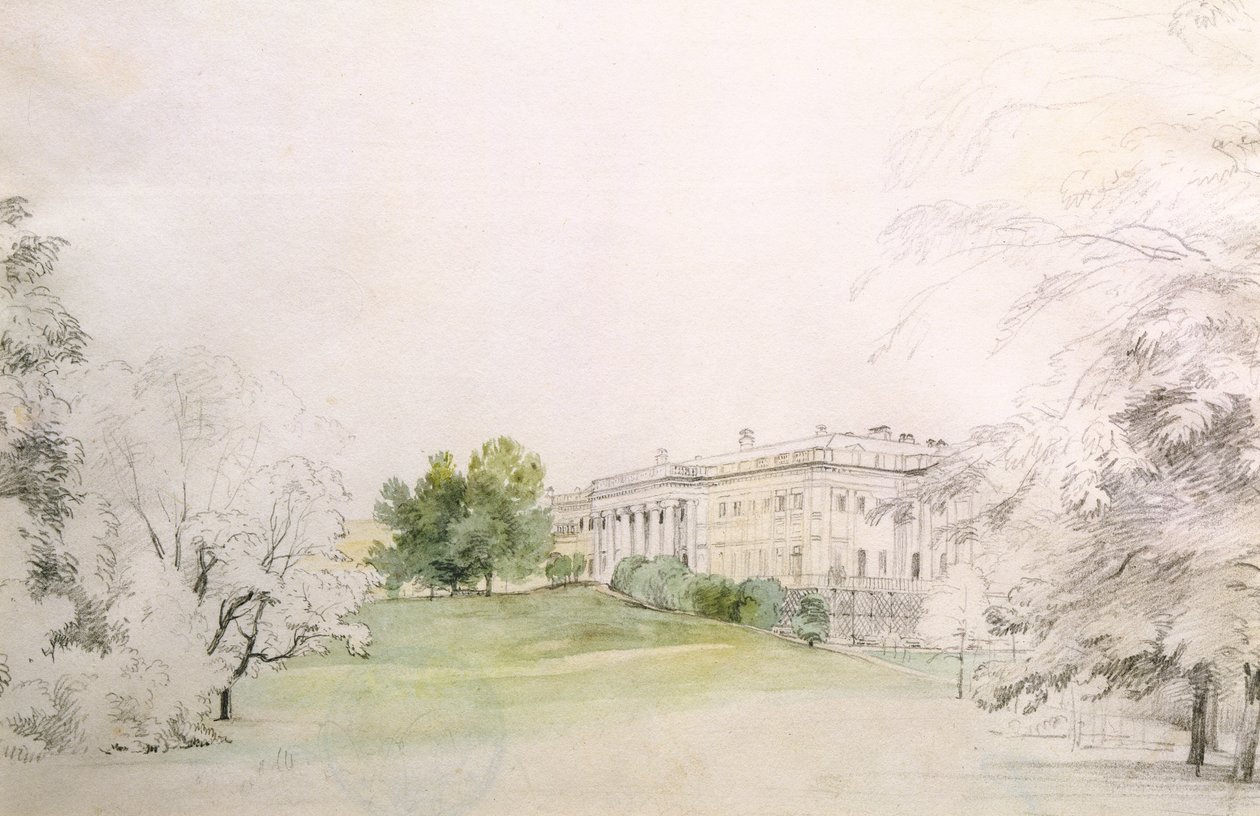 Razumovsky Paleis door Rudolf von Alt