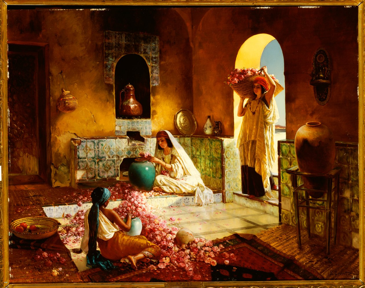 Het Verzamelen van de Rozen door Rudolphe Ernst