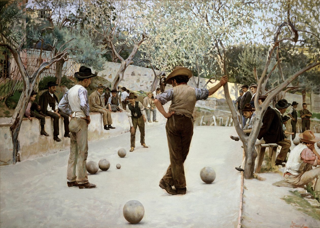 "Schilderij van Ruggero Focardi (1864-1934) Privécollectie door Ruggero Focardi