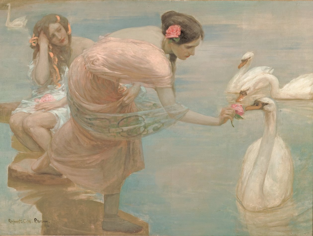 Een zomerochtend door Rupert Bunny
