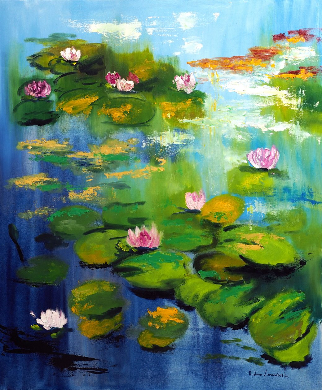 Waterlelies van Monet