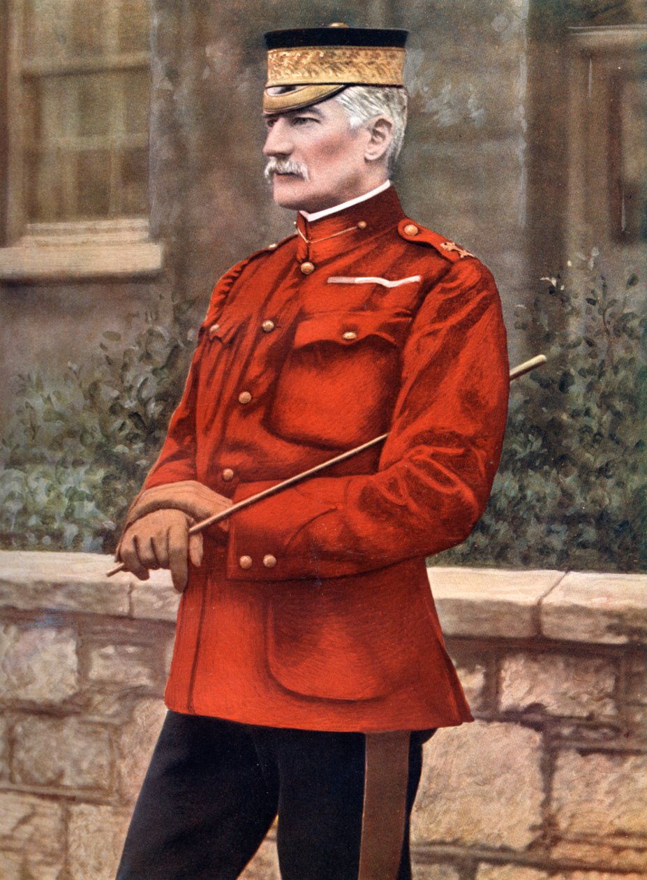 Sir Frederick William Edward Forestier Forestier-Walker, Britse soldaat, 1902 door Russell and Sons