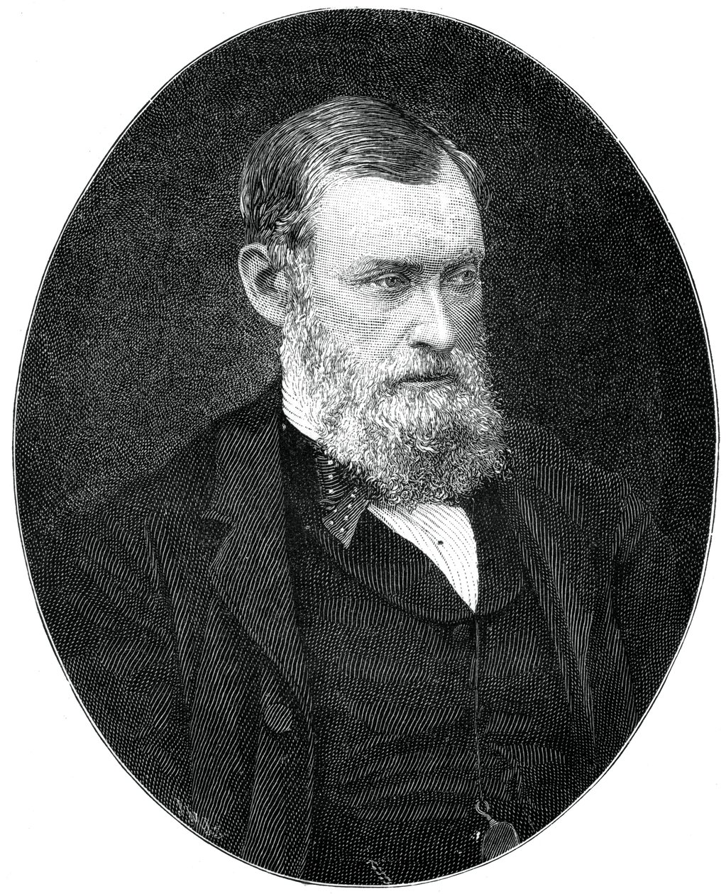 William Edward Forster, 19e-eeuwse Britse industrieel en staatsman van de Liberale Partij, 1900 door Russell and Sons
