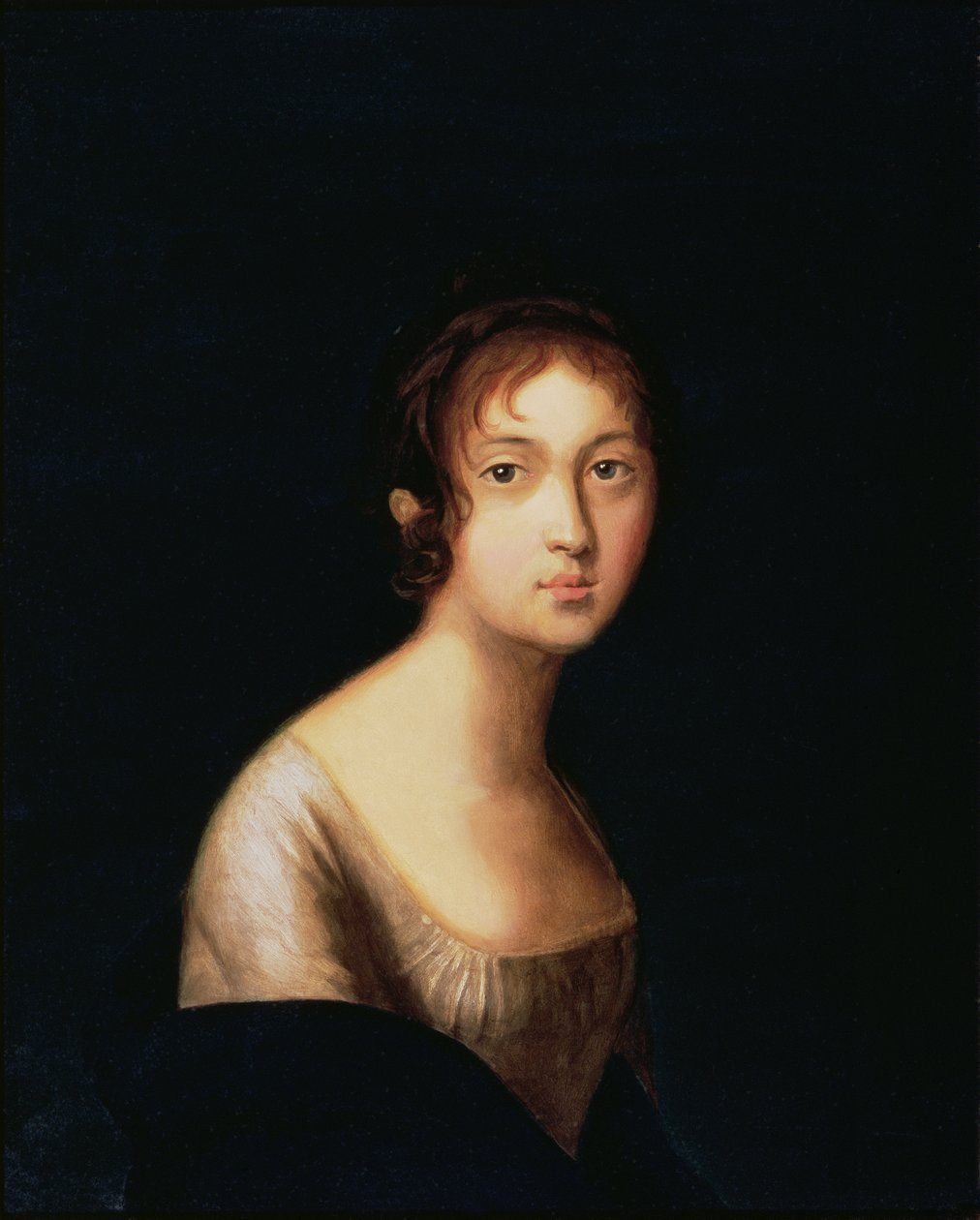 Portret van Natalia Goncharova, 1820s door Russian School