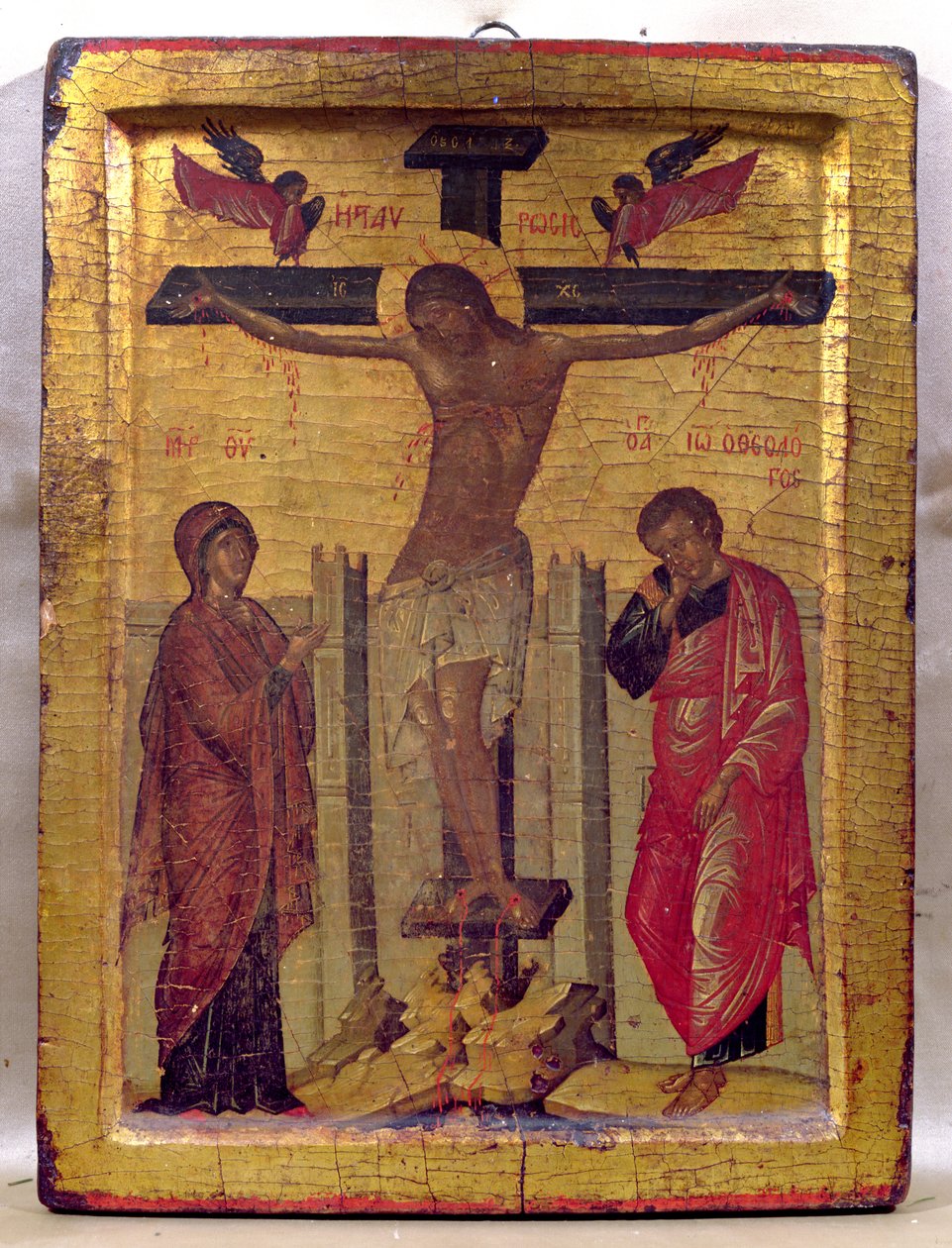 Christus aan het kruis door Russian School