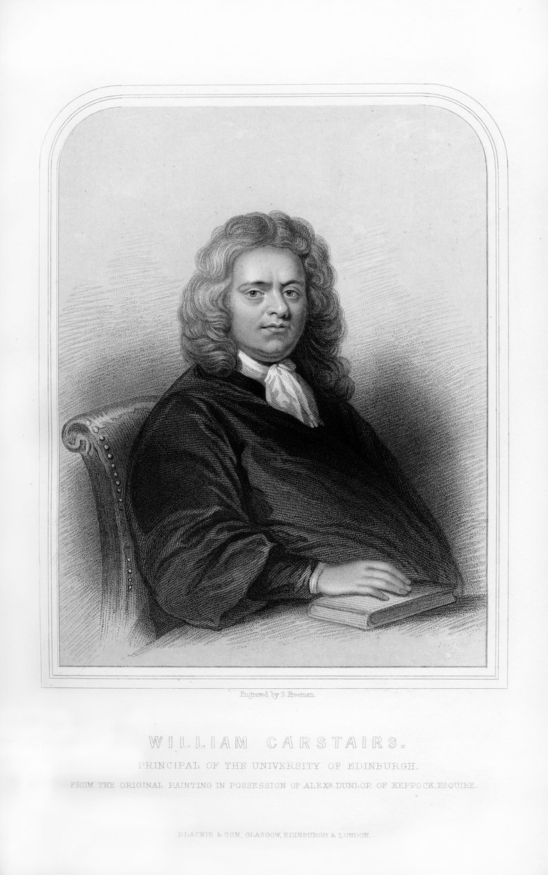 William Carstares, Schotse geestelijke, 1870 door S. Freeman