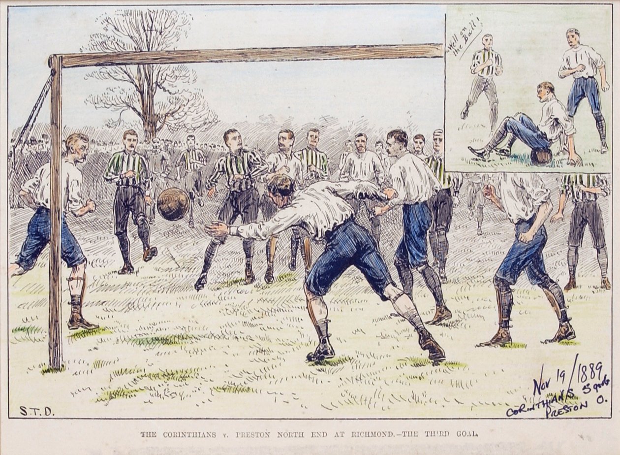 De Corinthians vs. Preston North End in Richmond - Het Derde Doelpunt, uit 