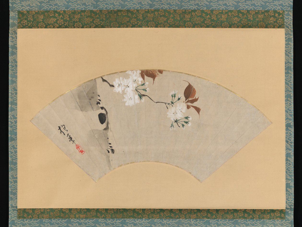 Kersenbloesem door Sakai Hoitsu