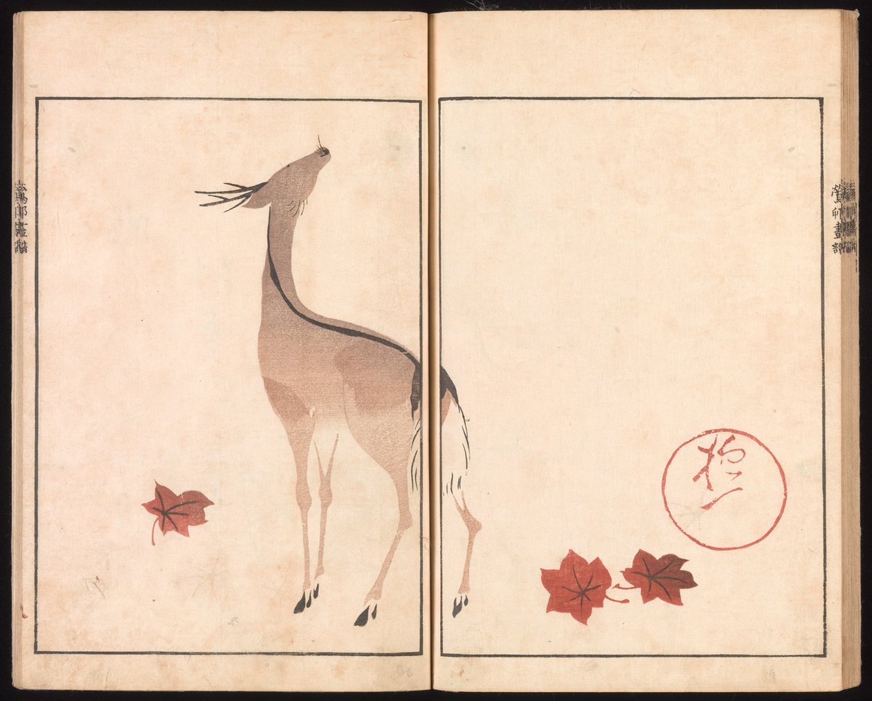 Ōson (Hōitsu) prentenalbum (Ōson gafu) door Sakai Hoitsu