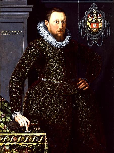 Portret van Jacob Cornelisz Nobel, 1611 door Salomon Mesdach