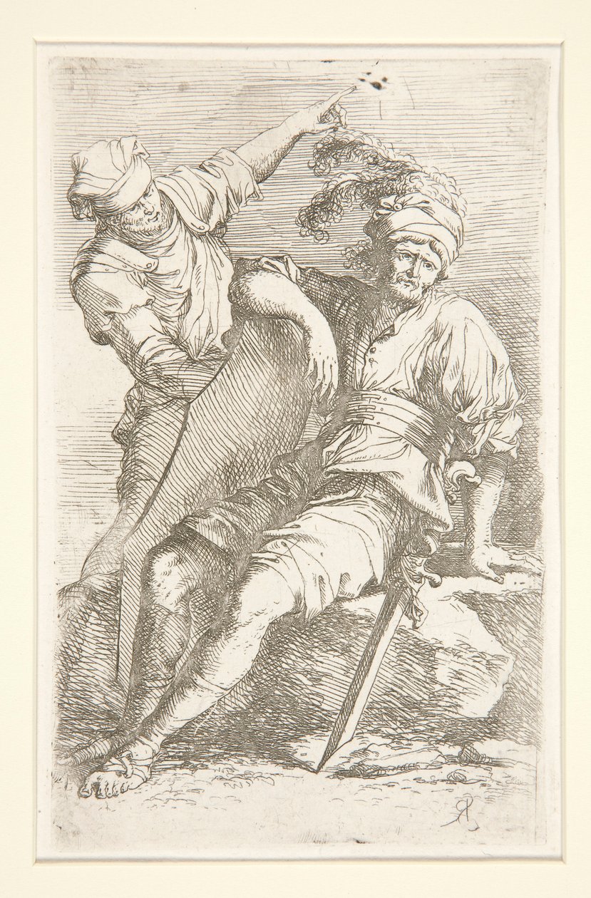 Diverse Figuren (Suite) door Salvator Rosa