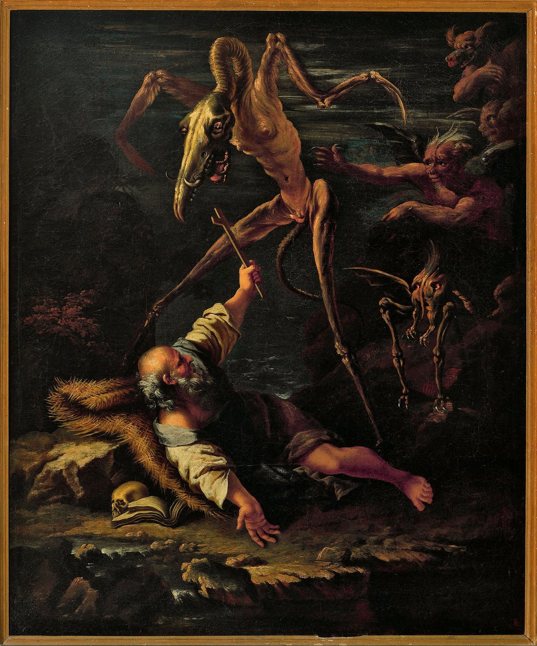 Italië, Coldirodi, Verleidingen van Sint Antonius door Salvator Rosa