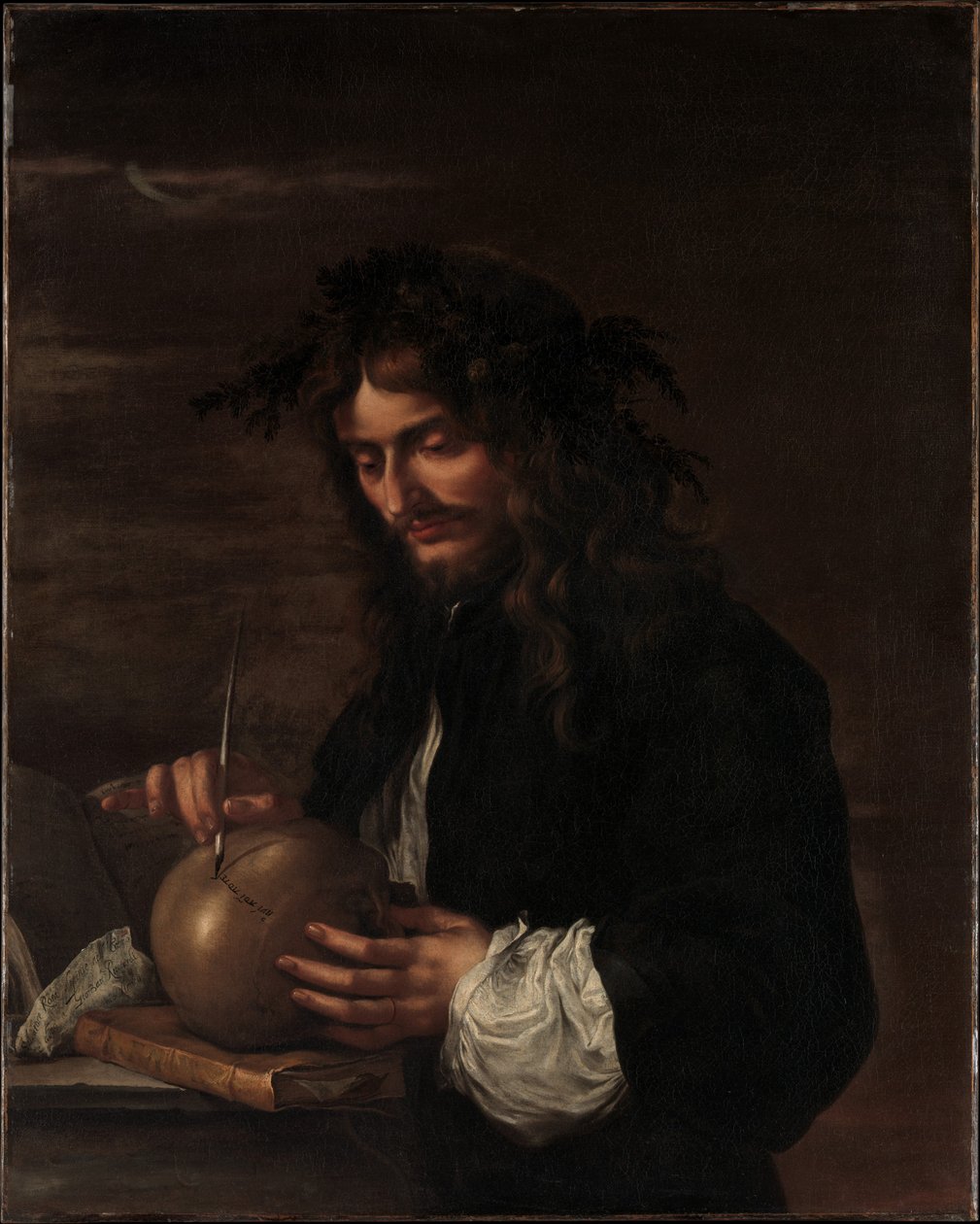 Zelfportret door Salvator Rosa