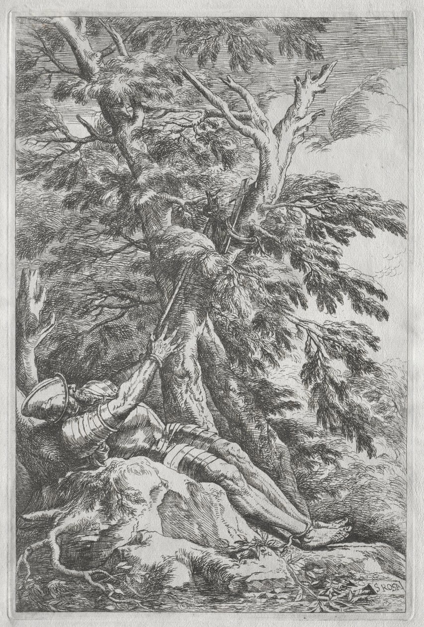 St. William de Kluizenaar door Salvator Rosa