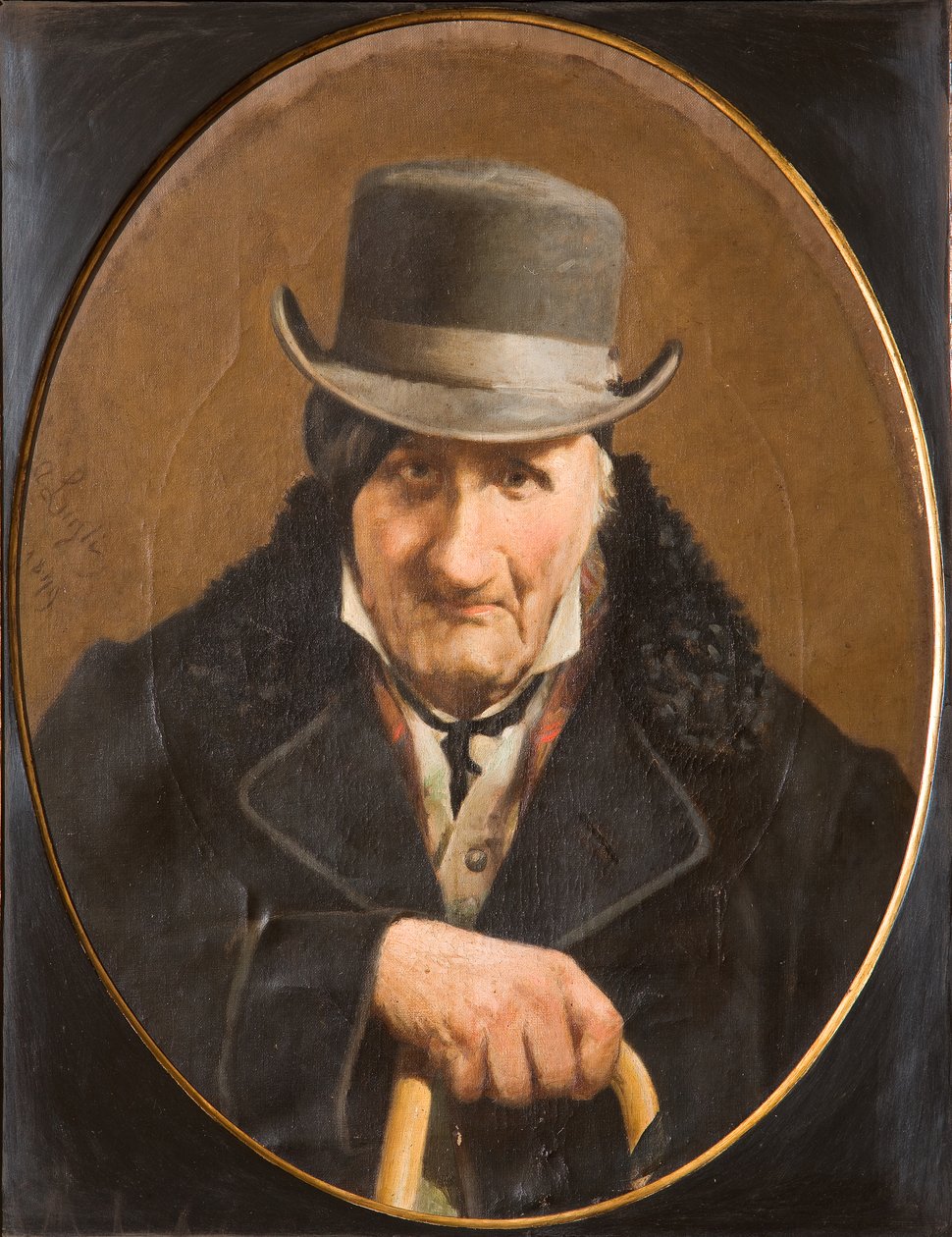 Portret van een man door Salvatore Albano