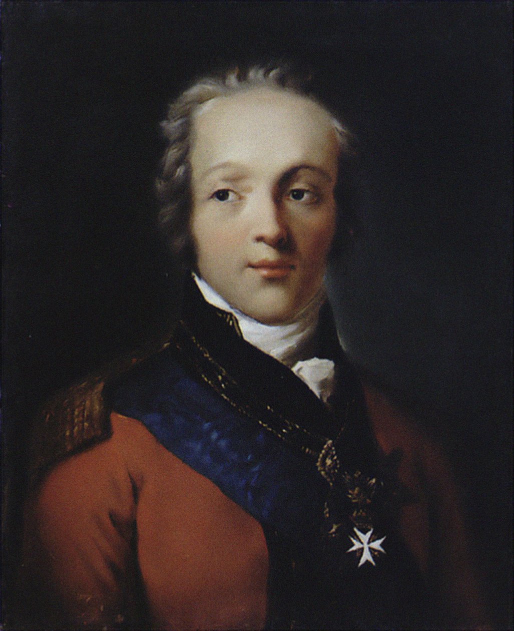Portret van graaf Fyodor Vasilyevich Rostopchin 1763-1826, 1800 door Salvatore Tonci