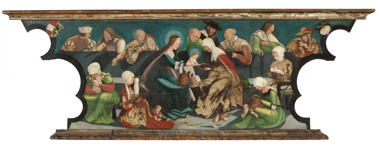 Heilige clan door Salzburger Maler