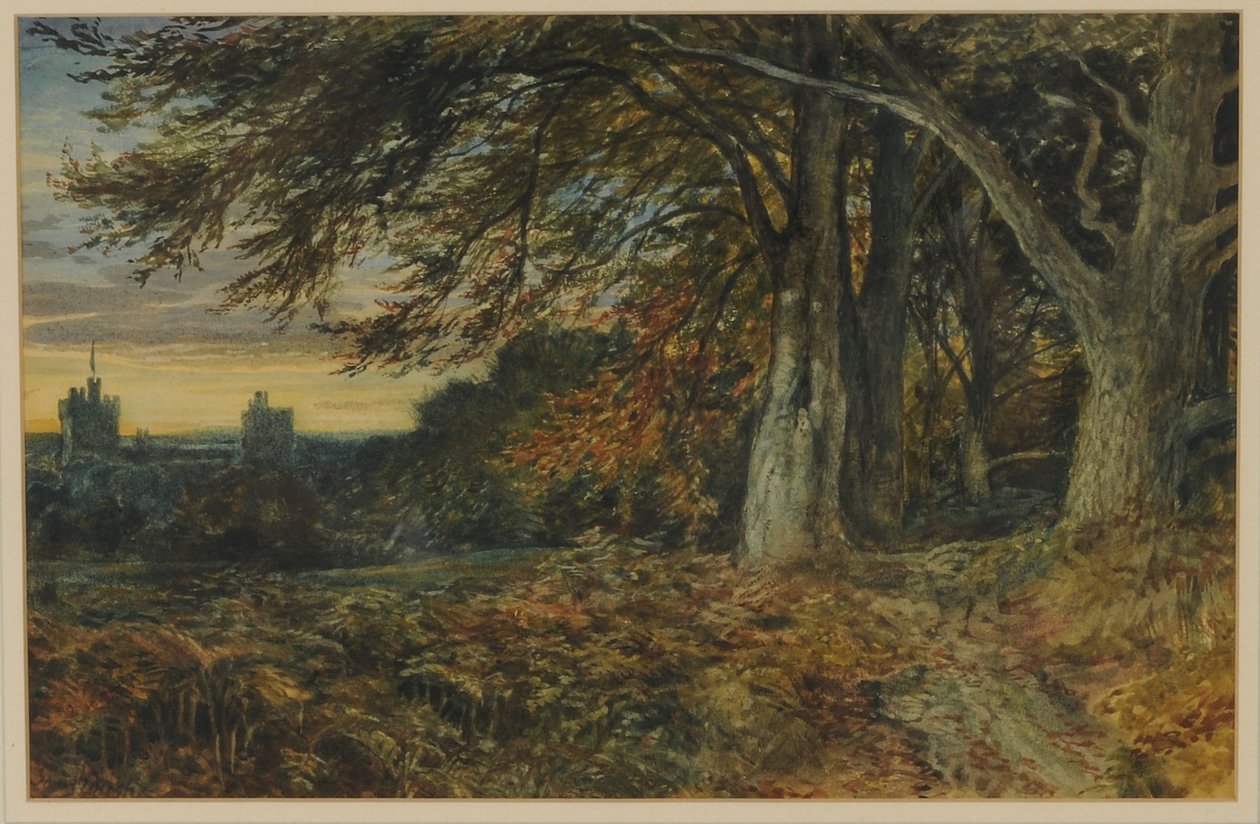 Kasteel Naworth, 1840-45 door Samuel Bough