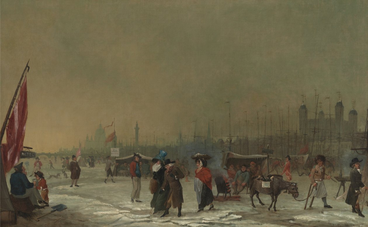Vorst op de Theems door Samuel Collings