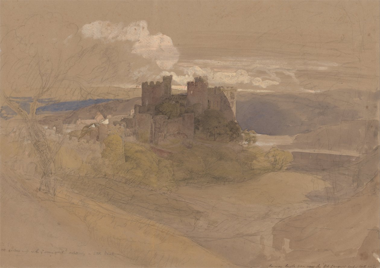 Conway Kasteel door Samuel Palmer