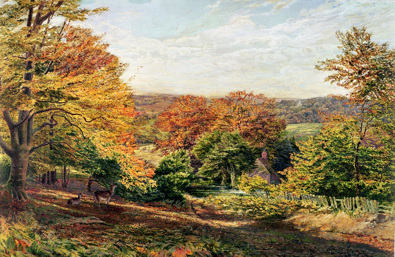 Otford Kerk door Samuel Palmer