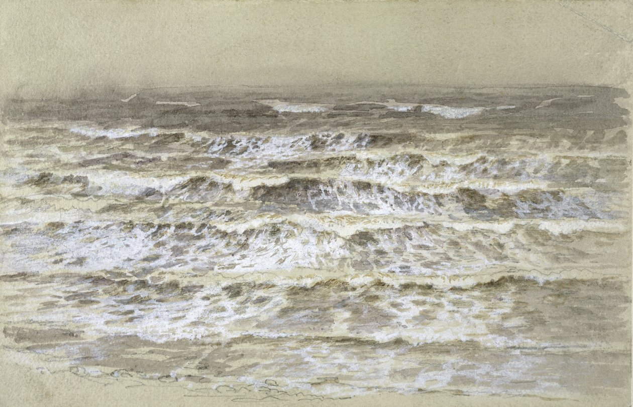 Studie van Golven door Samuel Palmer