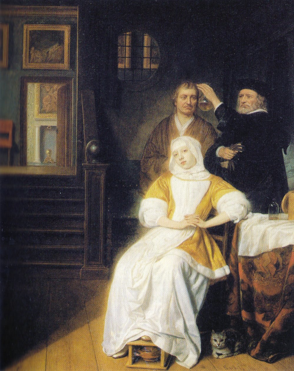 De anemische dame door Samuel van Hoogstraten