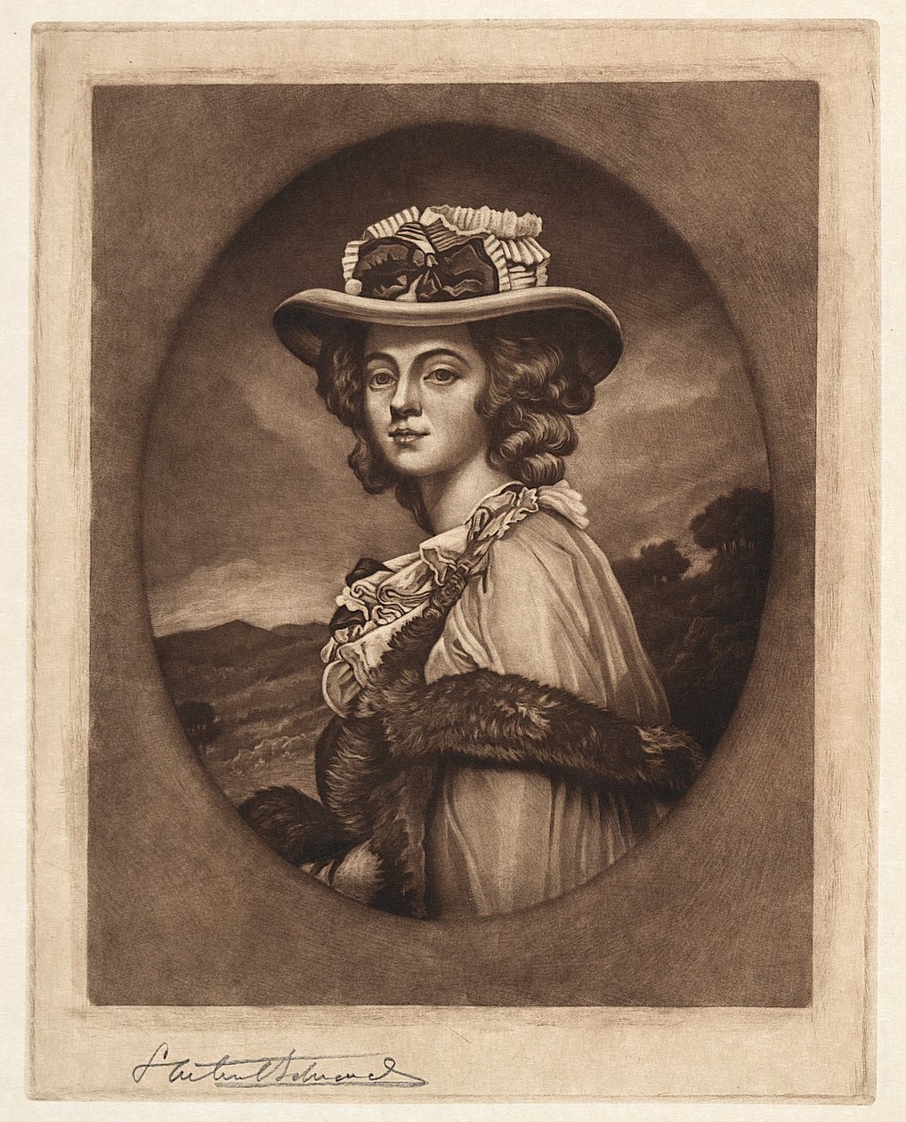 Mevrouw Davenport, 19e-20e eeuw door Samuel Arlent Edwards