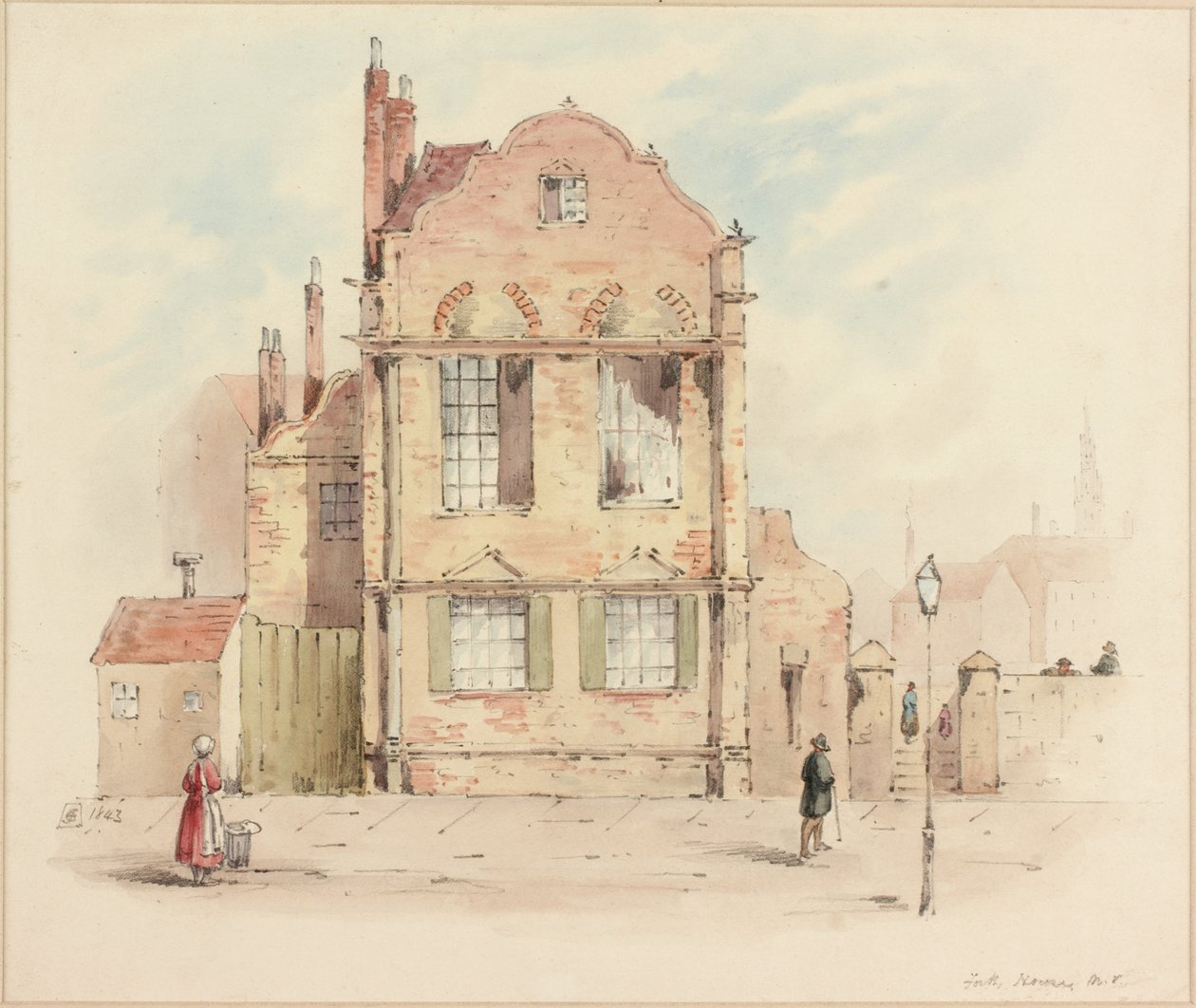 Forth House, Newcastle upon Tyne, 1843 door Samuel Bilston