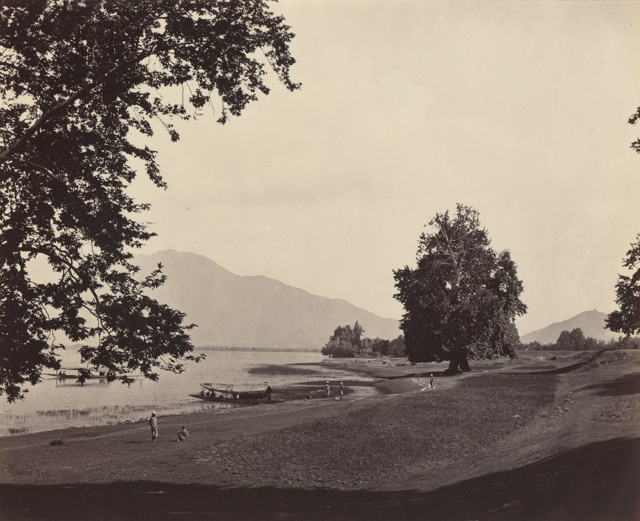Kasjmir Scène, ca. 1865 (foto) door Samuel Bourne