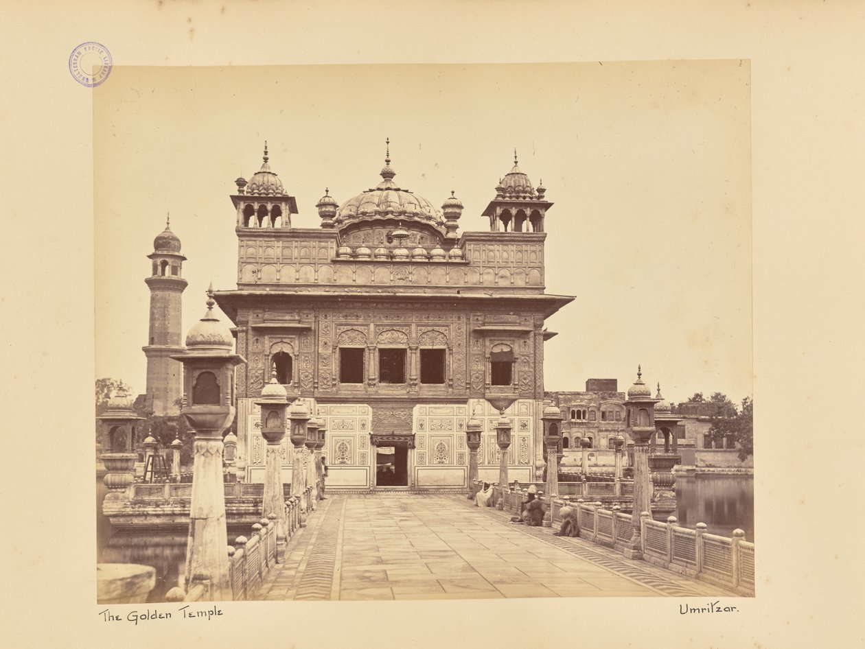 De Gouden Tempel, Amritsar door Samuel Bourne