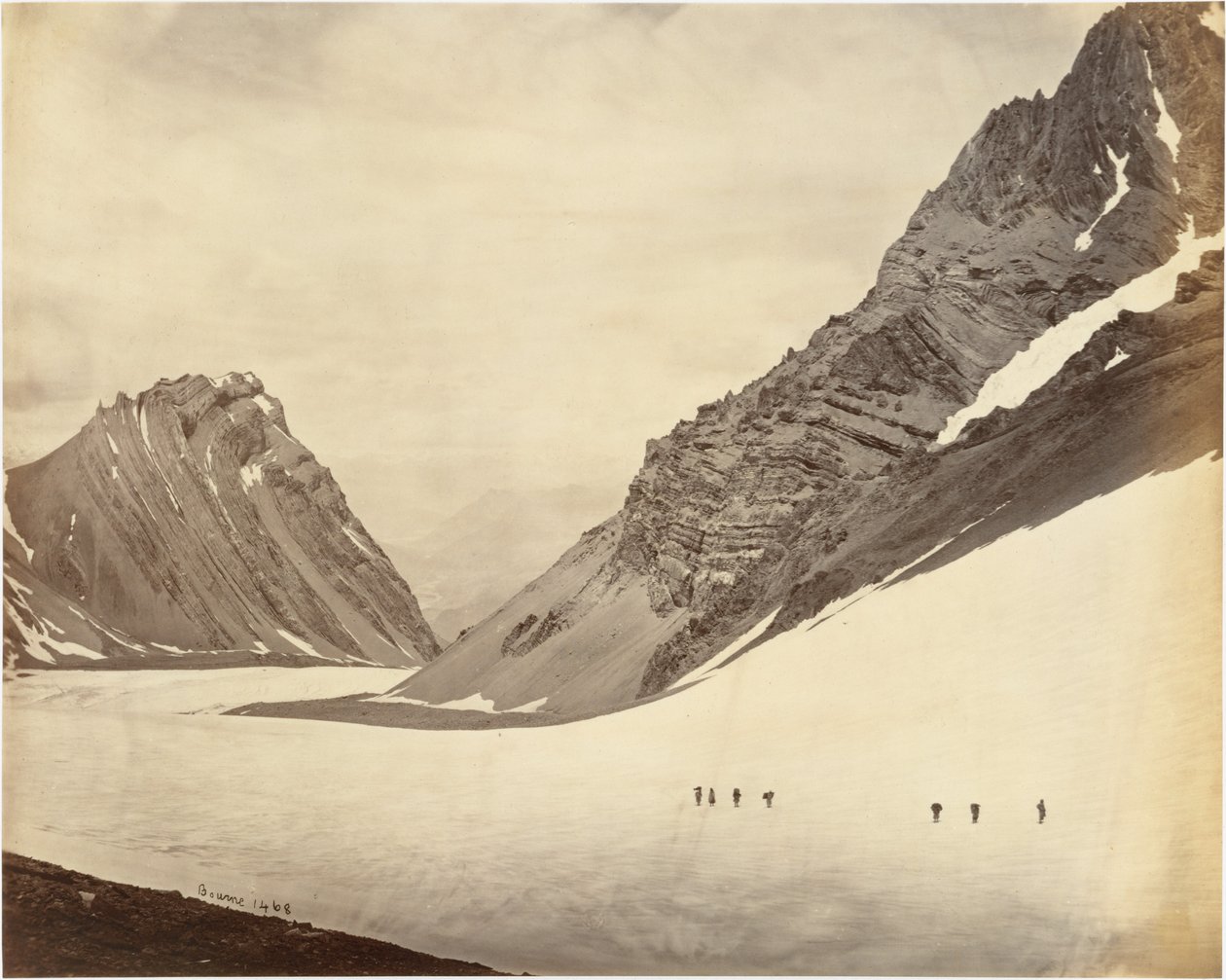 De Manirungpas door Samuel Bourne