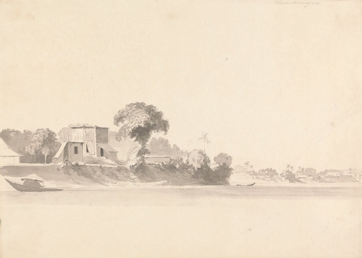 Chandernagore door Samuel Davis