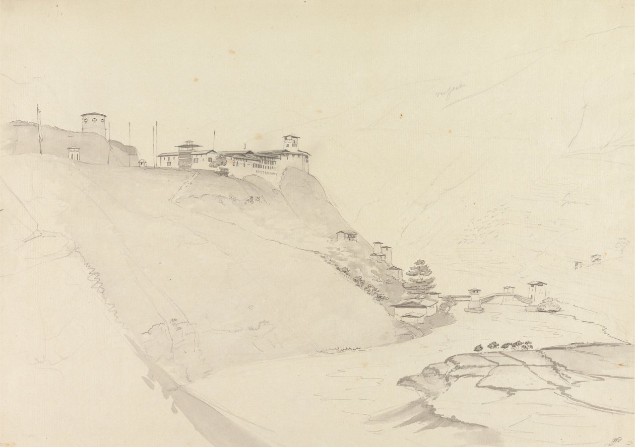 Wandepore [Wandu Phodrang] door Samuel Davis