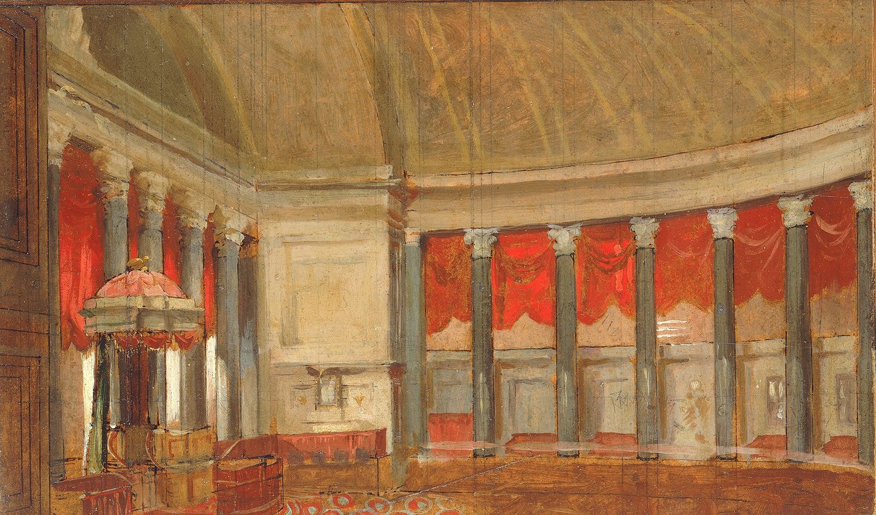 Studie voor het Huis van Afgevaardigden door Samuel F. B. Morse