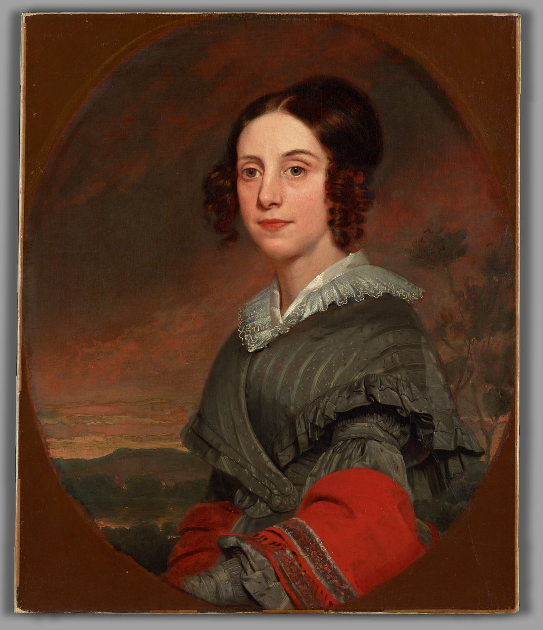 Cornelia Ann Hillhouse, geboren Cornelia Ann Lawrence, 1802-1874 door Samuel Finley Breese Morse