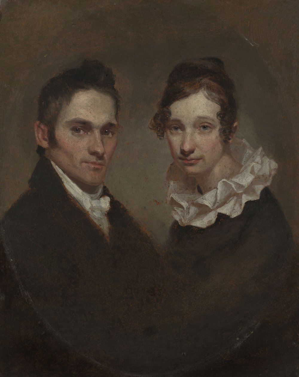 Dominee Hiram Bingham en Sybil Moseley Bingham (1789–1869; 1792–1848) door Samuel Finley Breese Morse