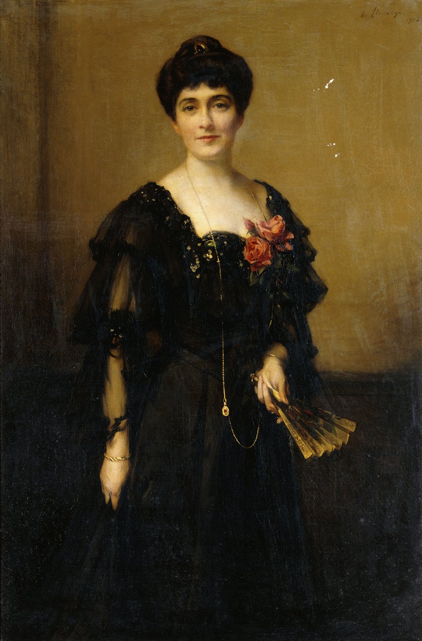 Portret van Mevrouw Frederick Ashton Johnson door Samuel Henry William Llewelyn