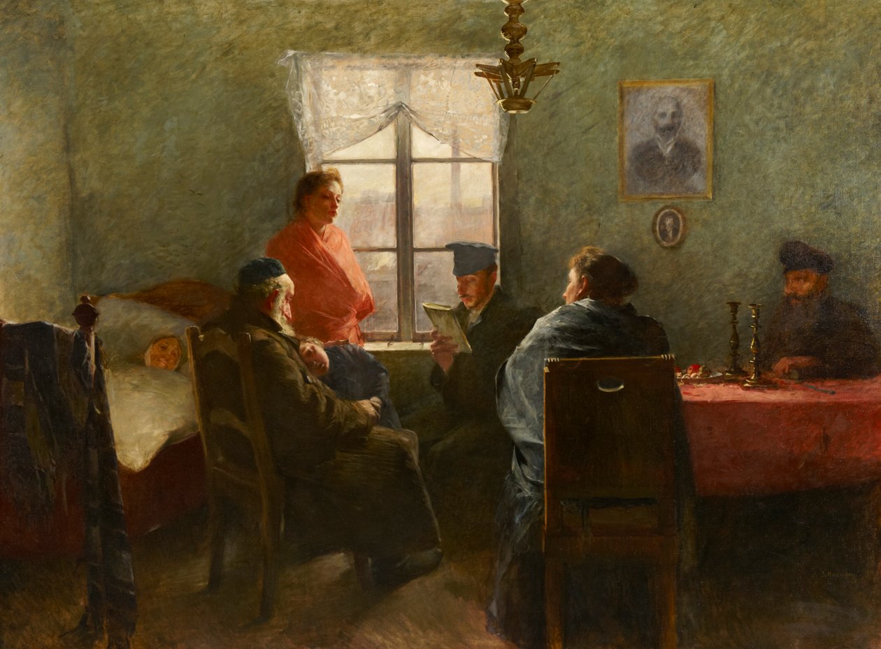 Sabbatrust door Samuel Hirszenberg