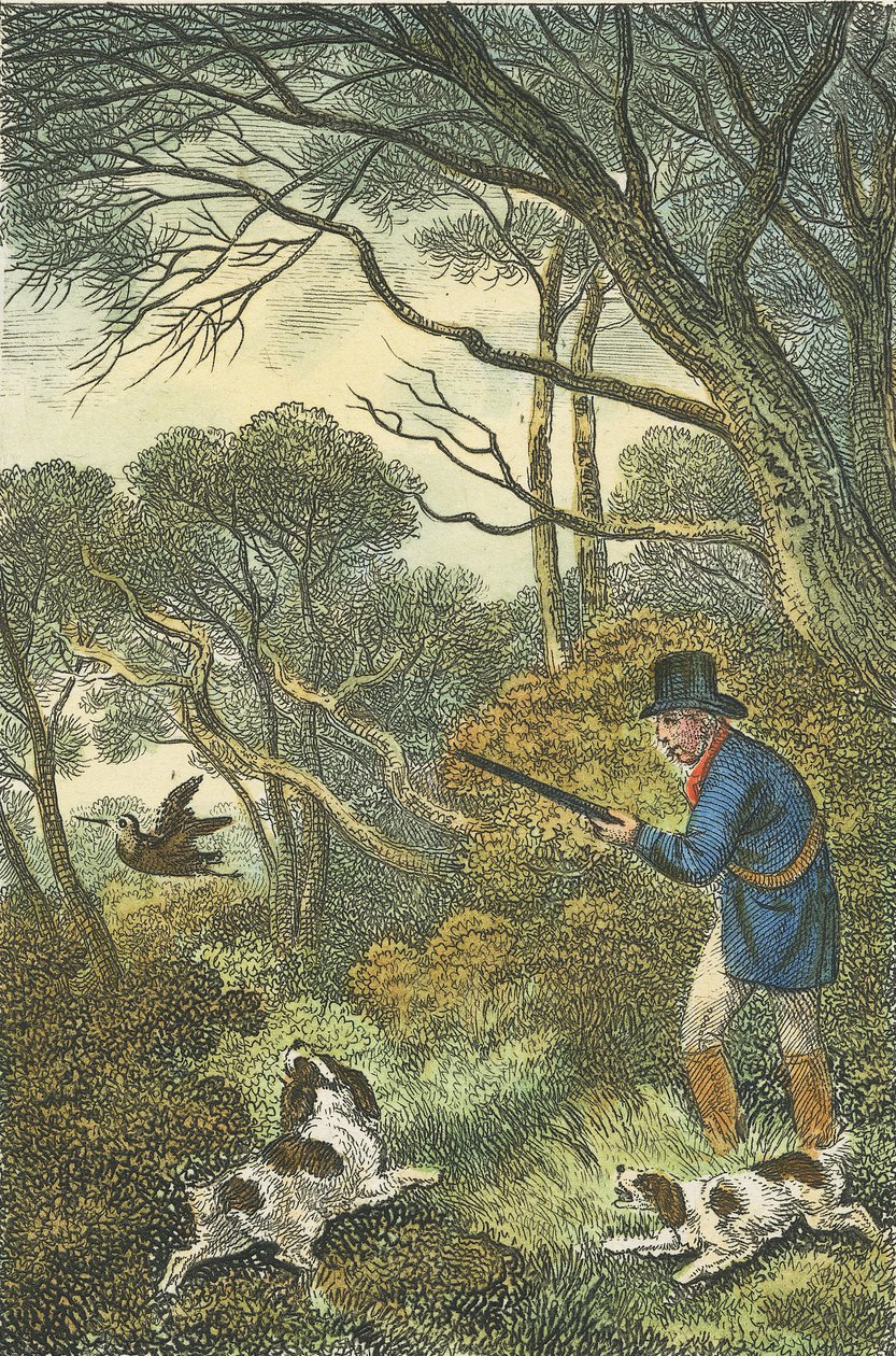 Houtsnip Jacht, 1819 door Samuel Howitt