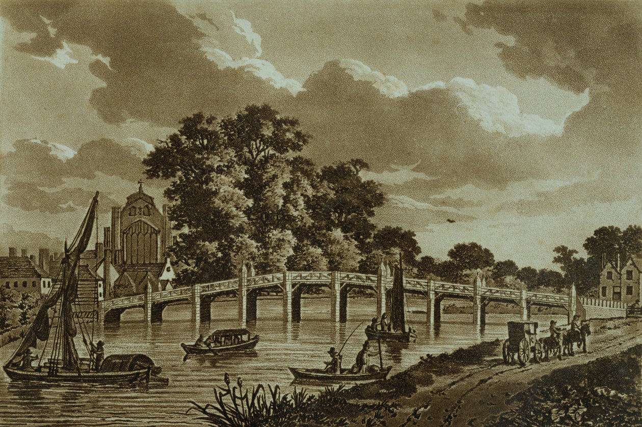 Hampton Court Bridge, illustratie uit 