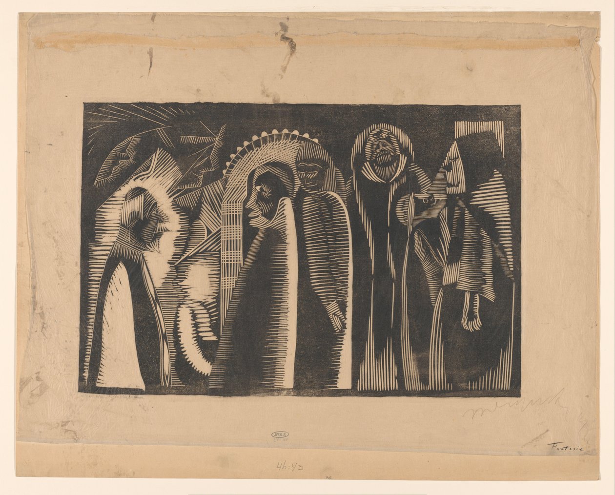 Fantasie door Samuel Jessurun de Mesquita (signed by artist)