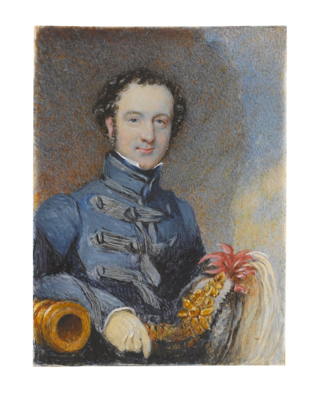 Kapitein William Siborne, ca. 1830 door Samuel Lover