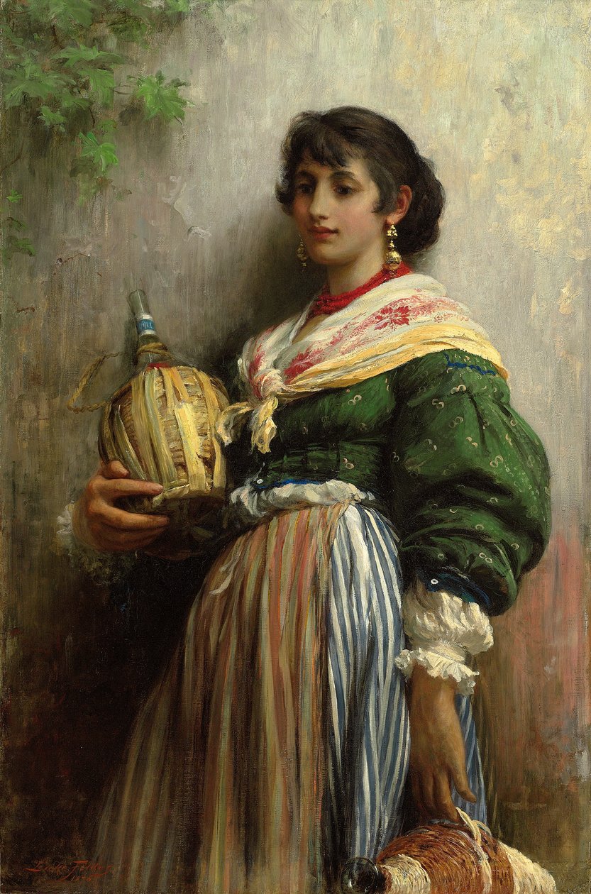 Rosa Siega, 1876 door Samuel Luke Fildes