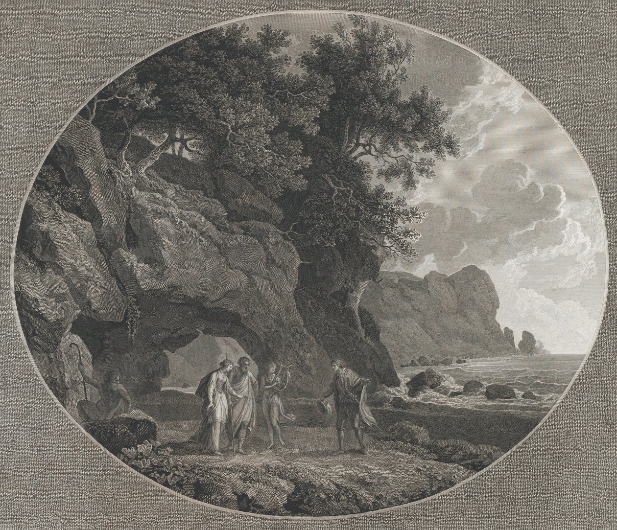 De Storm, Act I: Ferdinand en Miranda, 1788 door Samuel Middiman
